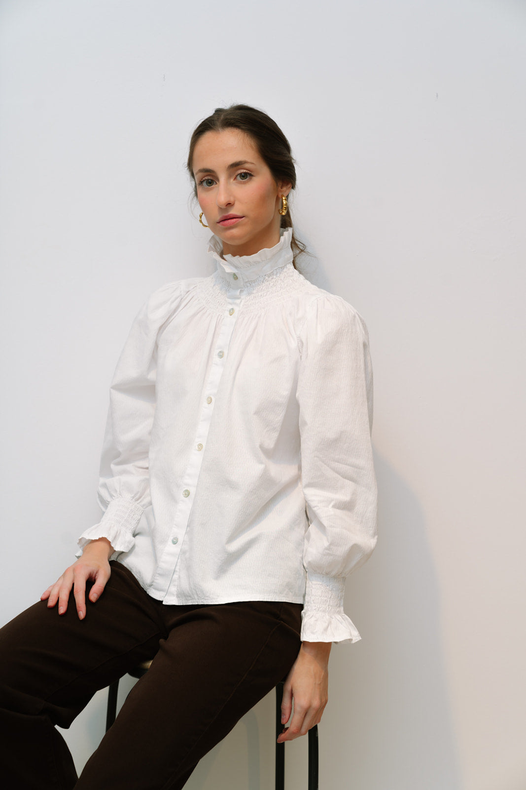 Blusa KHUINA blanca