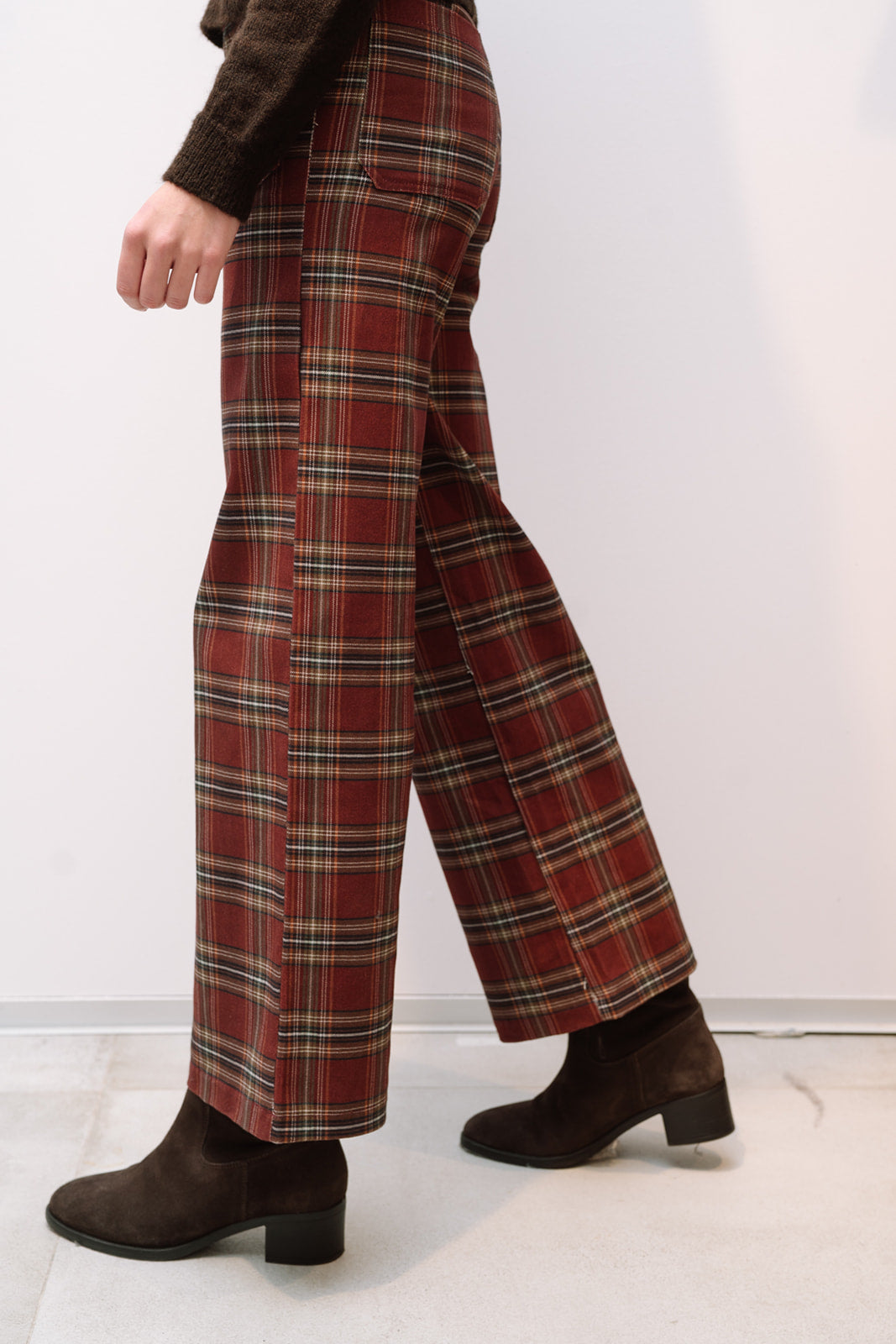 Pantalón ESCOCIA burdeos
