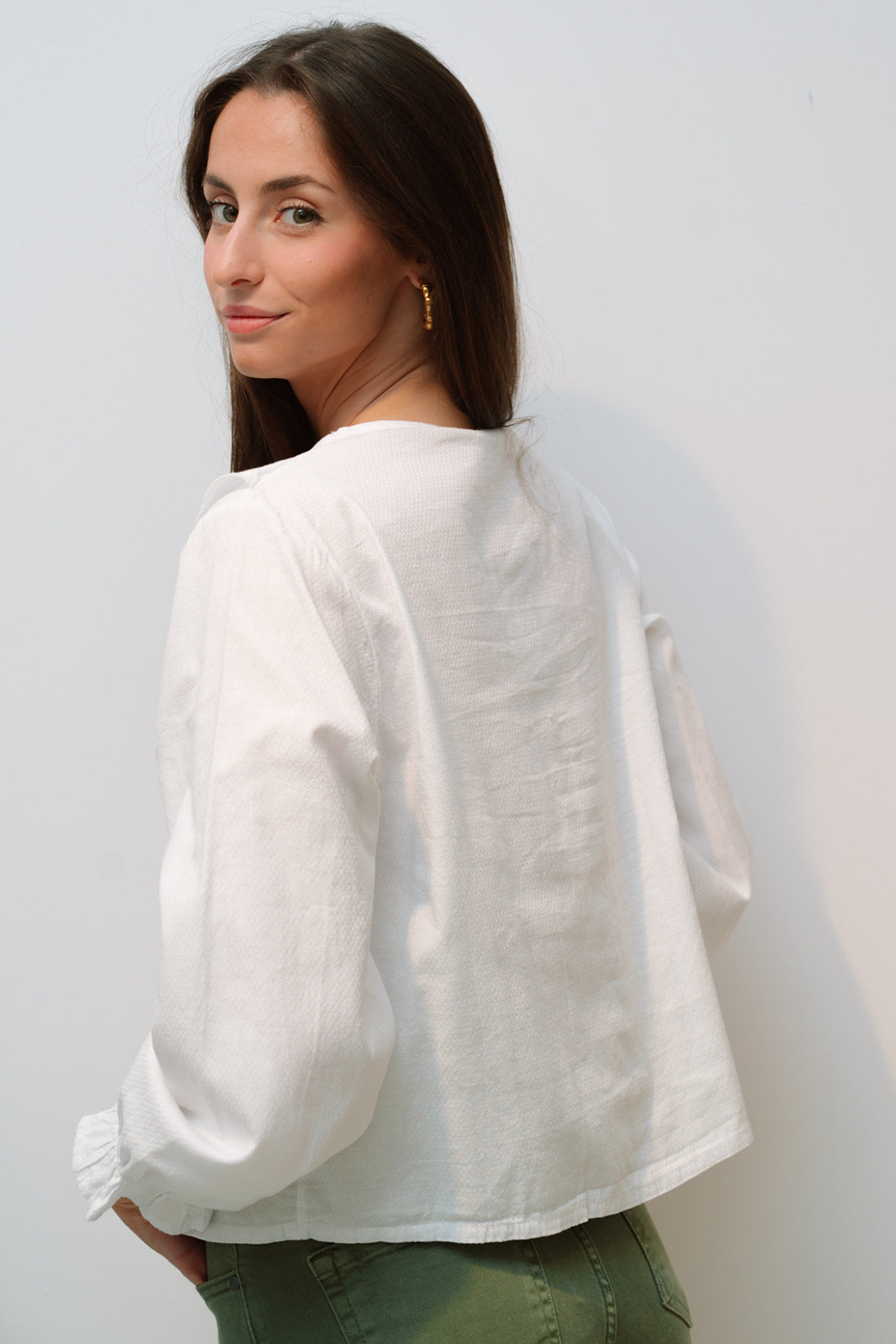 Blusa VIOLETT blanca