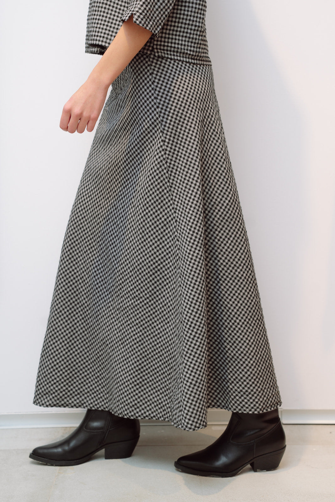 Falda HADA vichy negro