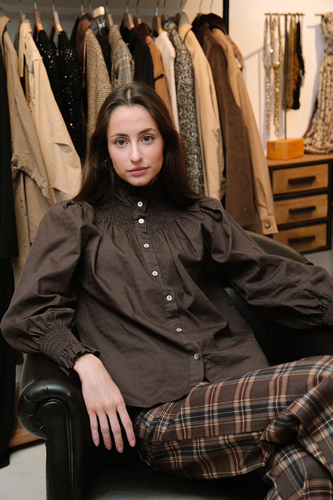 Camisa KHUINA choco