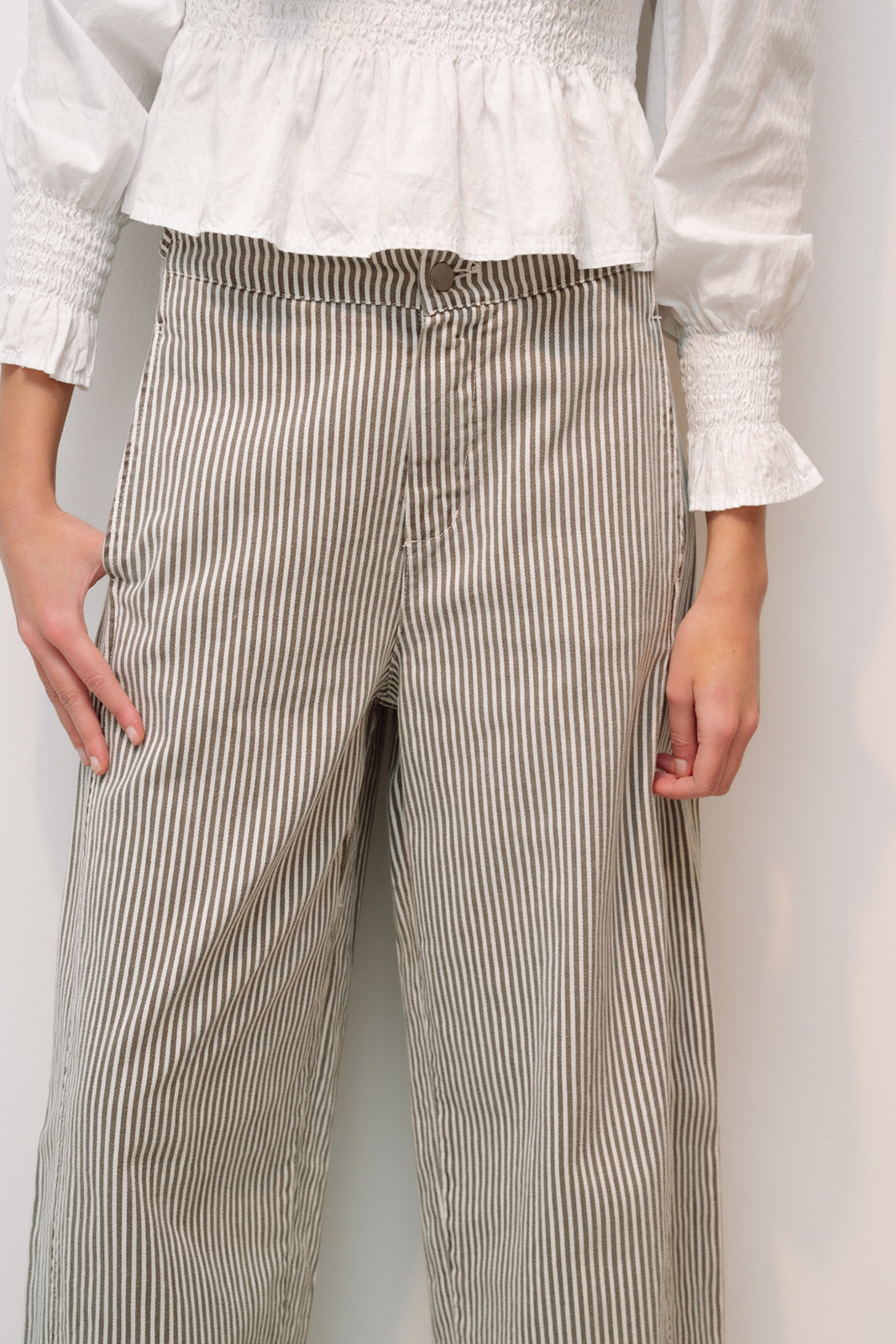 Pantalón HERON raya marrón