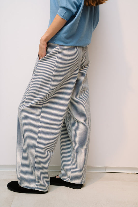 Pantalón HERON raya azul