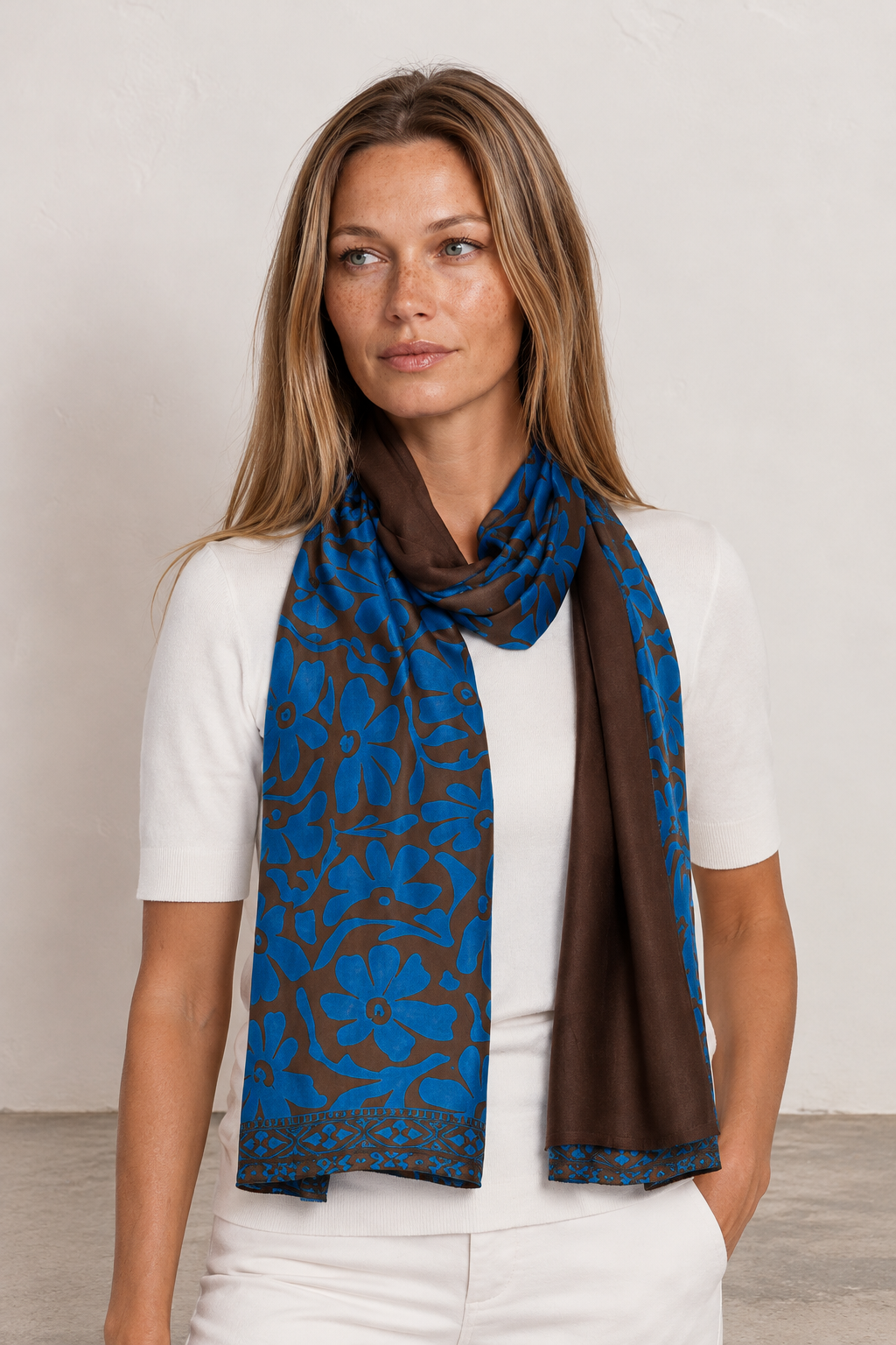 Foulard ASK 321CDA marrón