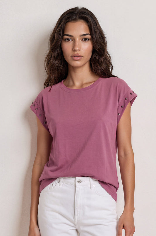 Camiseta STARS lila