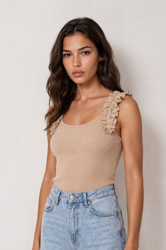 Camiseta ROLLY-VOL beige