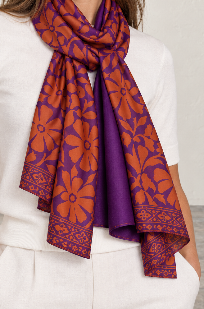 Foulard ASK 321CDA berenjena