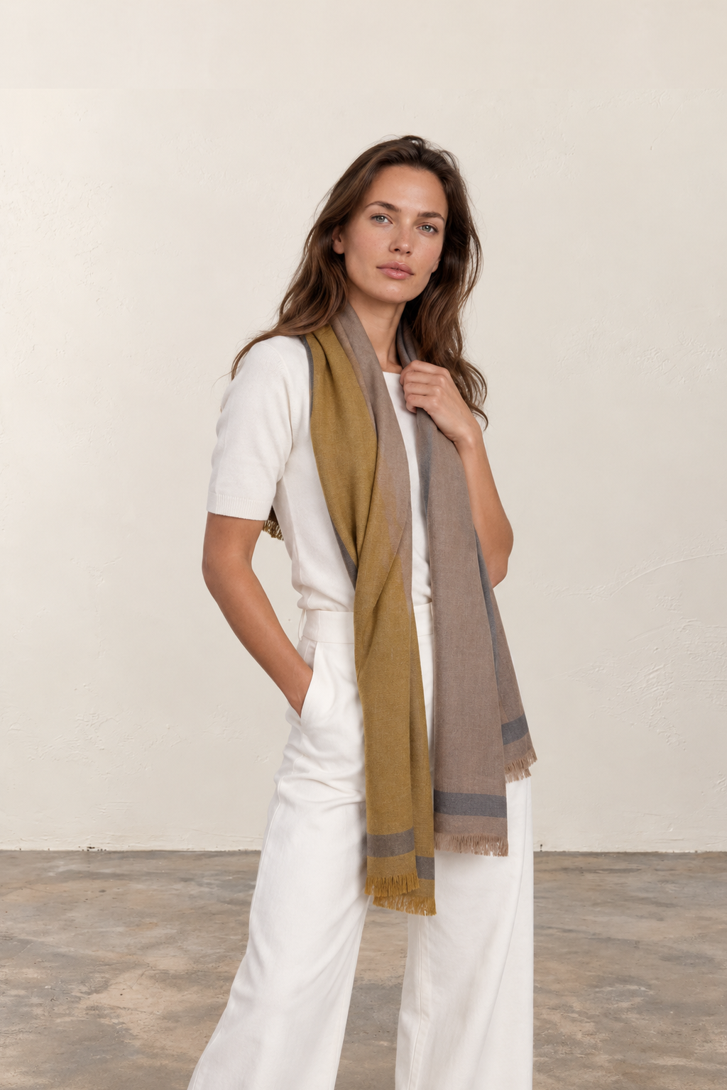 Foulard ASW 85F mostaza