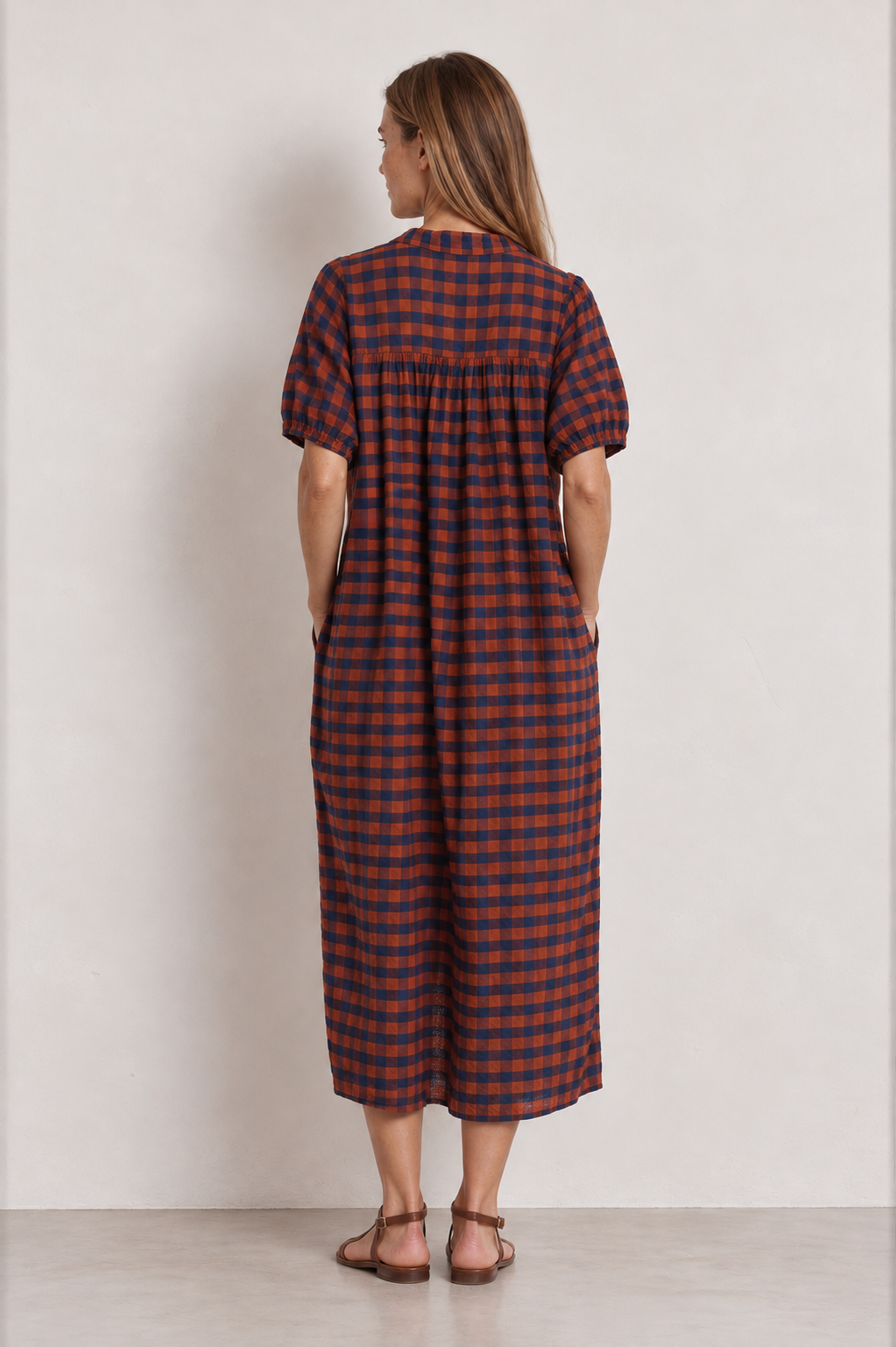 Vestido ZARETT teja