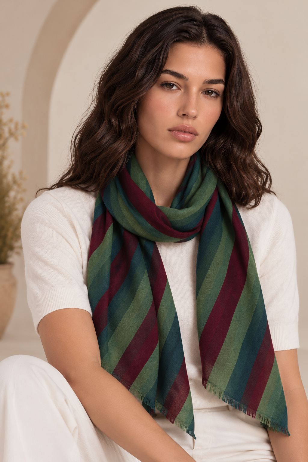 Foulard DOTS 79F verde