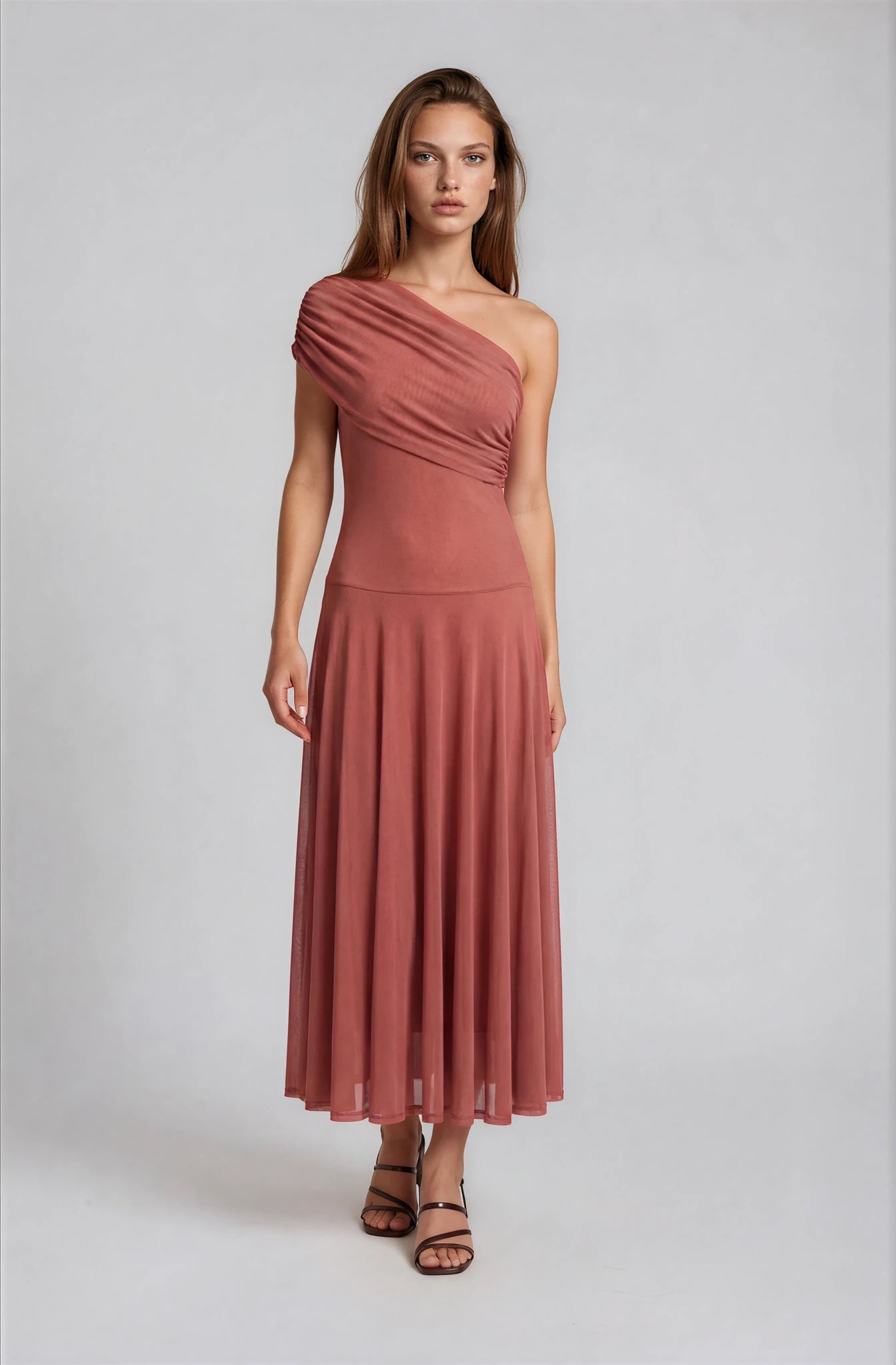 Vestido tul ONE pimienta rosa