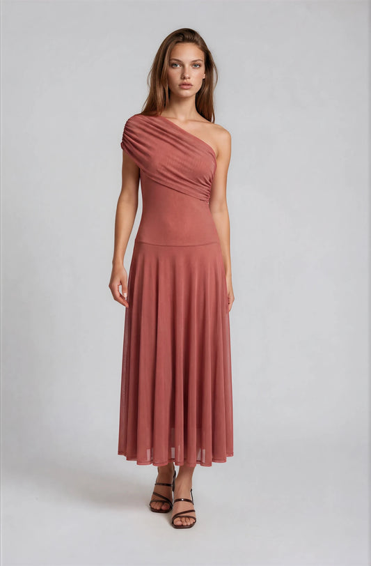 Vestido tul ONE pimienta rosa