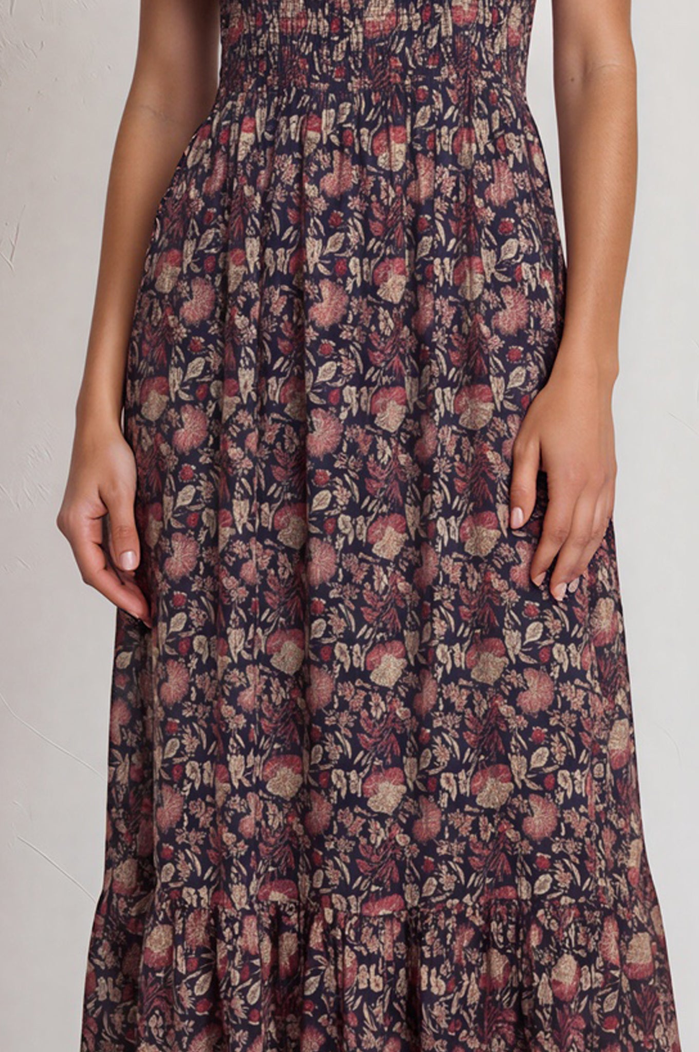 Vestido BEEWY flores marino
